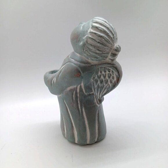 Isabel Bloom 1995 Candle Holder Angel 5" Estate - Picture 8 of 8
